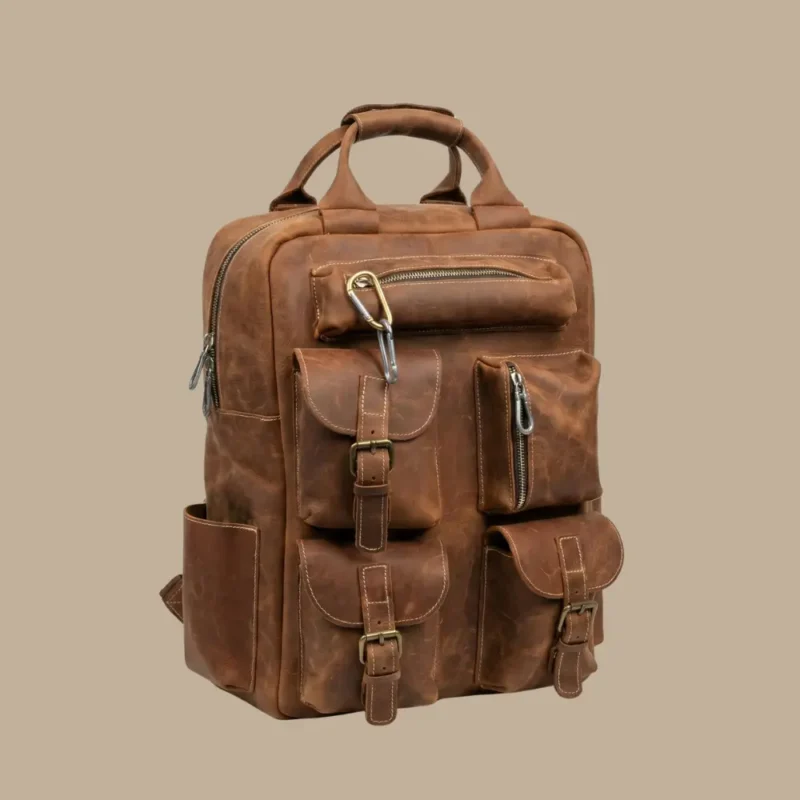 Mochila de Cuero Urbano Travel